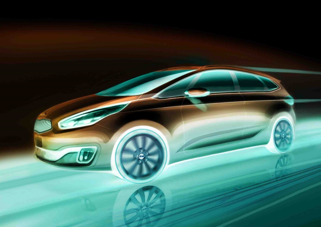 Paris 2012: Neuer Kia Carens feiert Weltpremiere an der Seine
