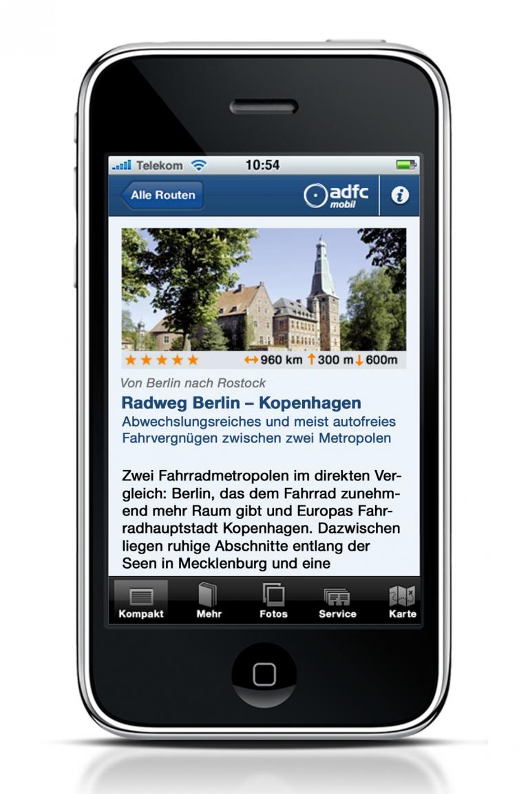 Radreise: App mit neuen Routen