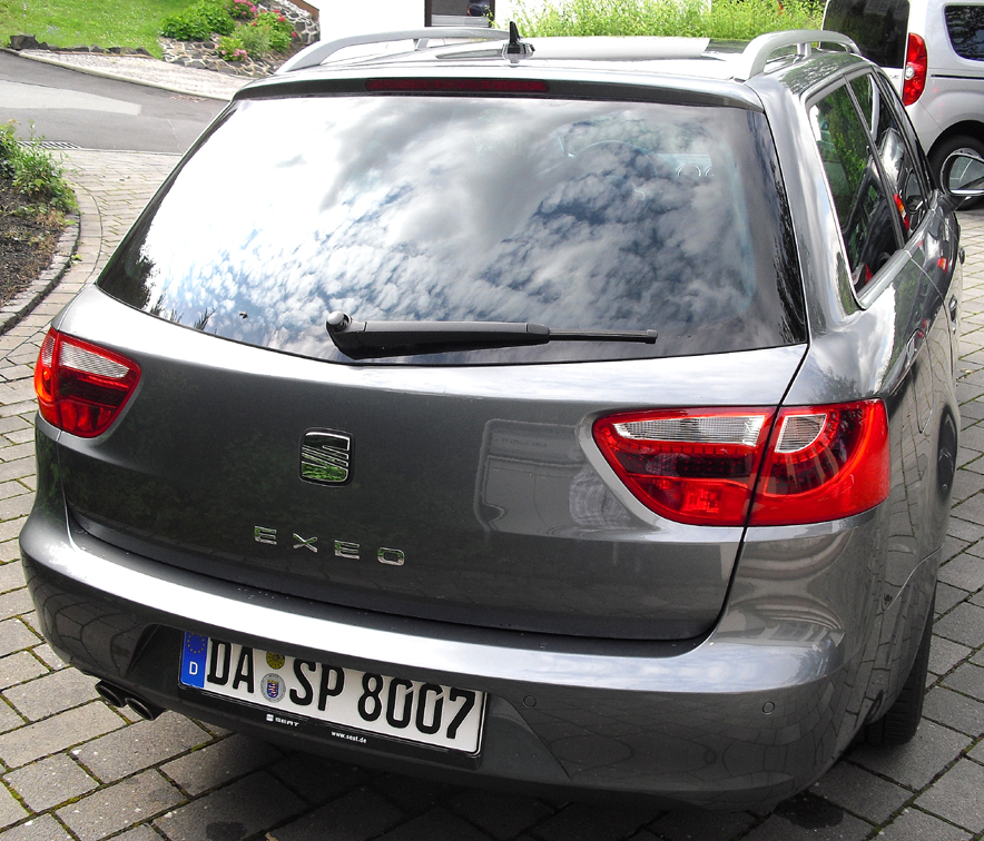 Seat Exeo ST: Blick auf die Heckpartie. 