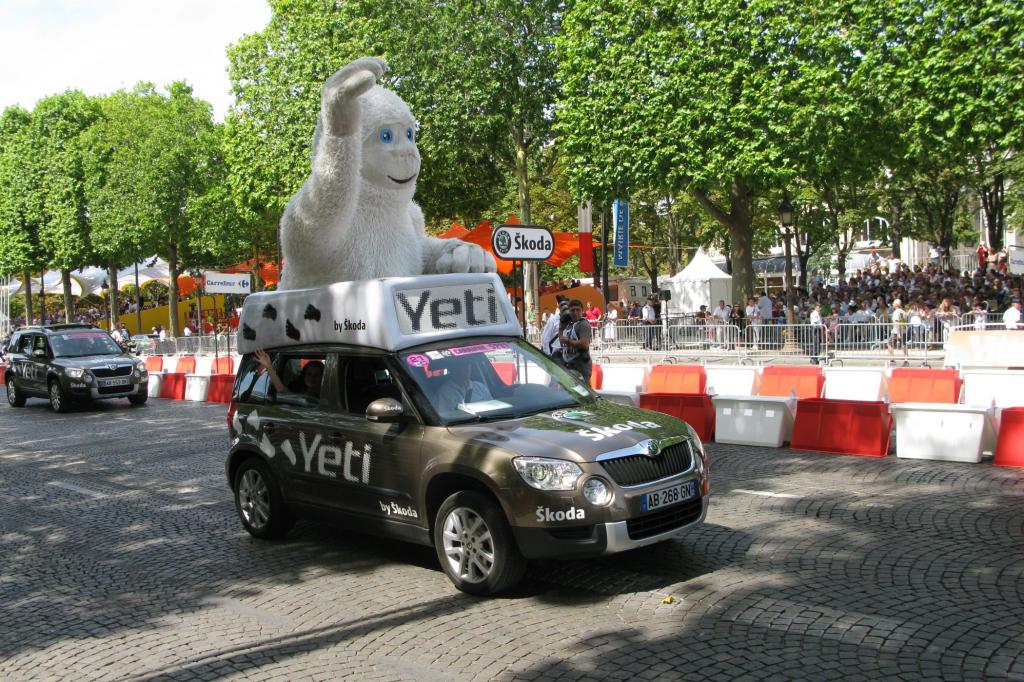 Skoda ist Fahrzeugsponsor der Tour