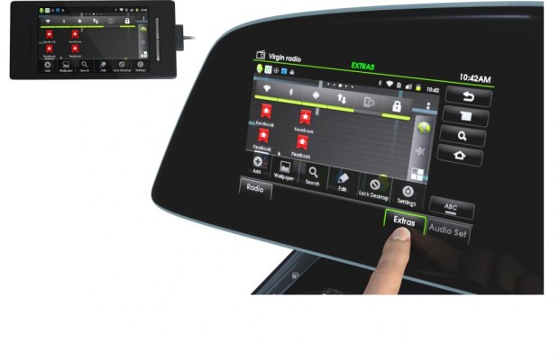 Smartphone-Funktionen kommen ins Auto-Cockpit