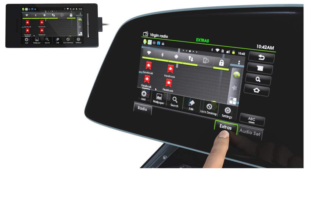 Smartphone-Funktionen kommen ins Auto-Cockpit