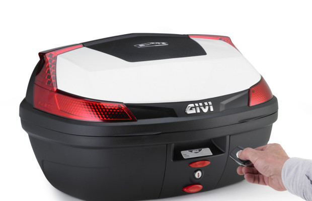Topcase von Givi mit Spoiler