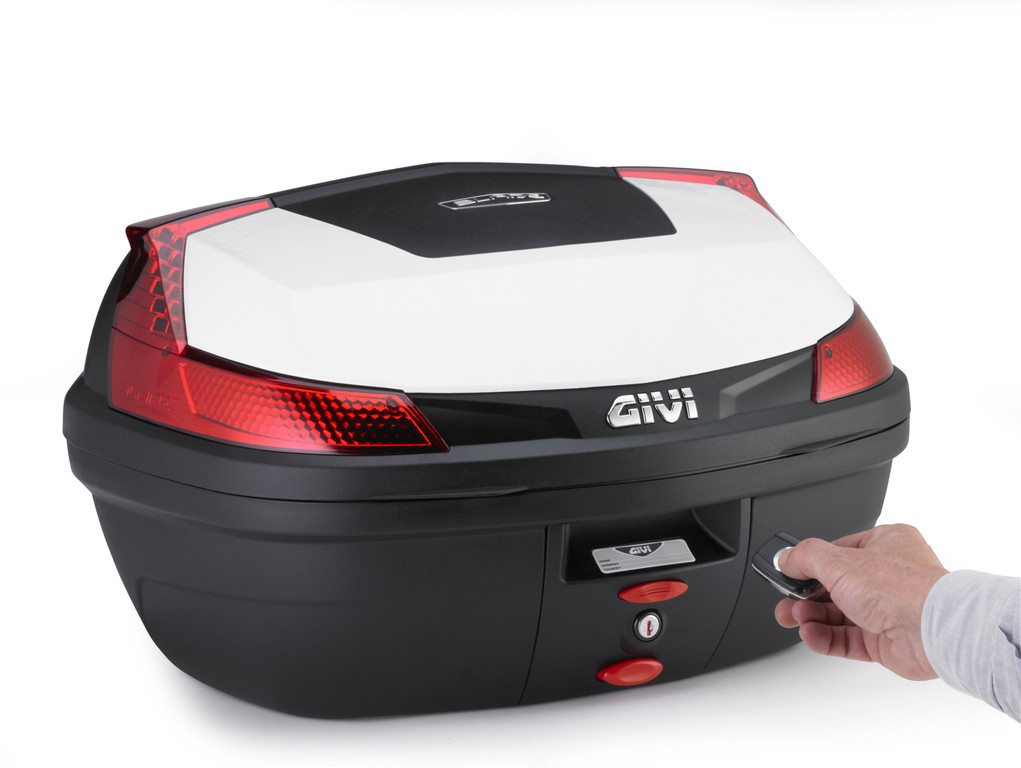 Topcase von Givi mit Spoiler