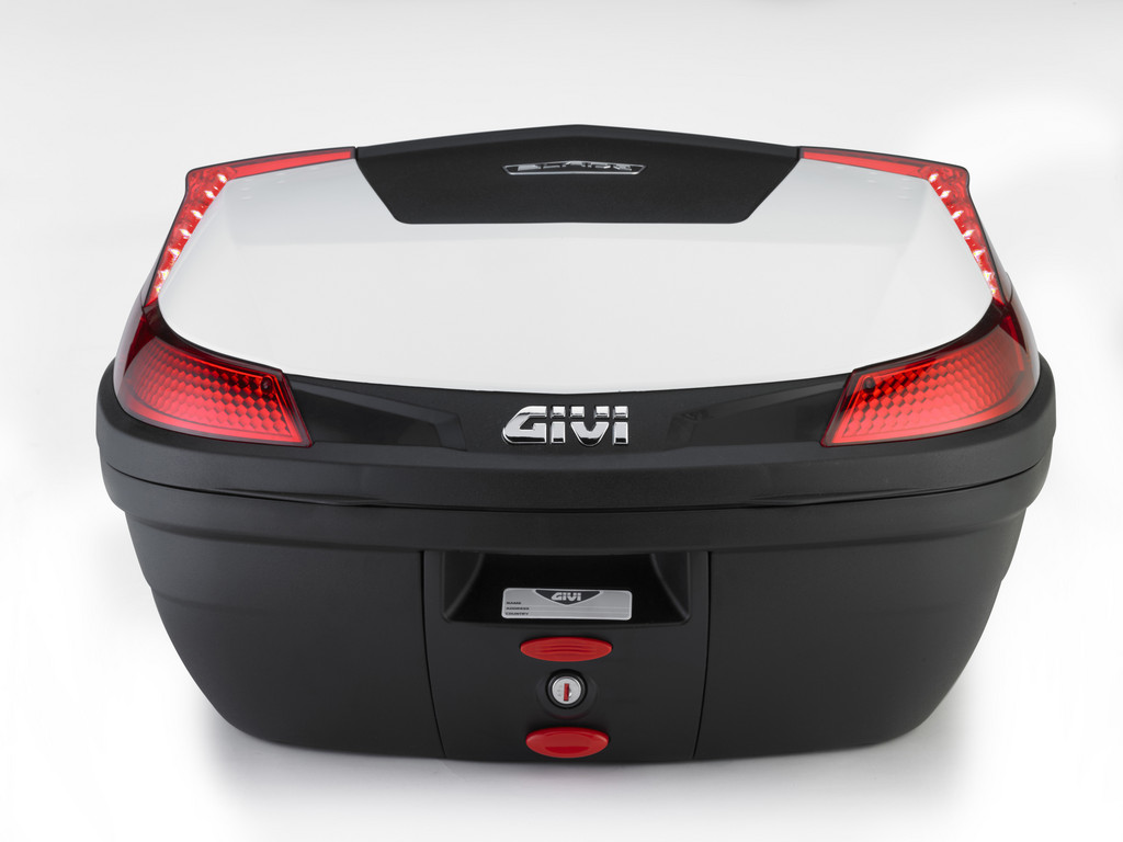 Topcase von Givi mit Spoiler