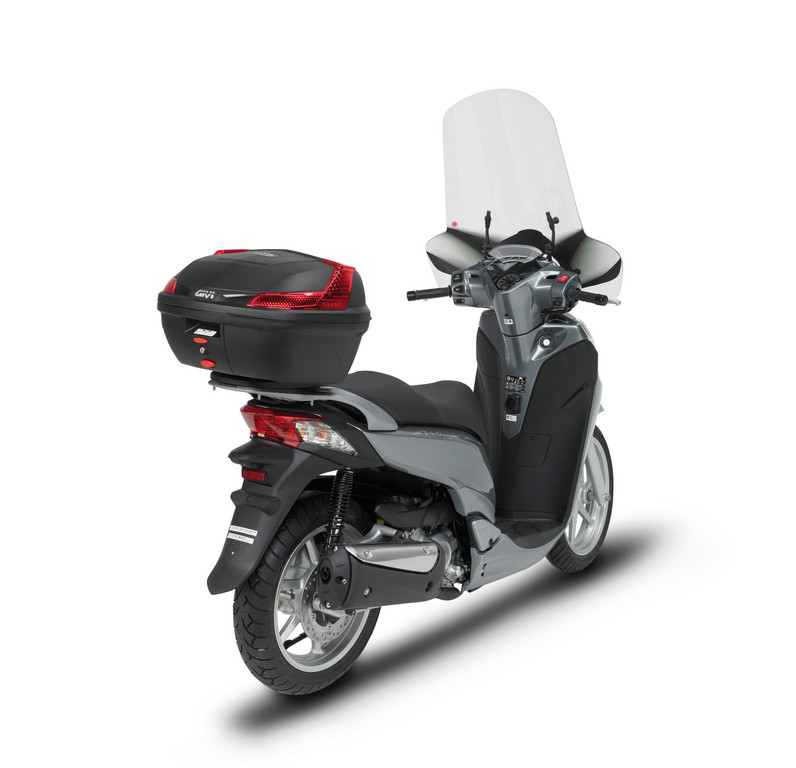 Topcase von Givi mit Spoiler