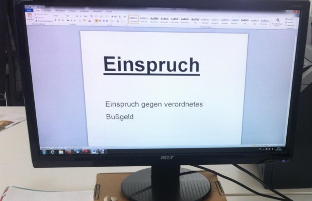 Verkehrsrecht - Einspruch per E-Mail nicht rechtskräftig