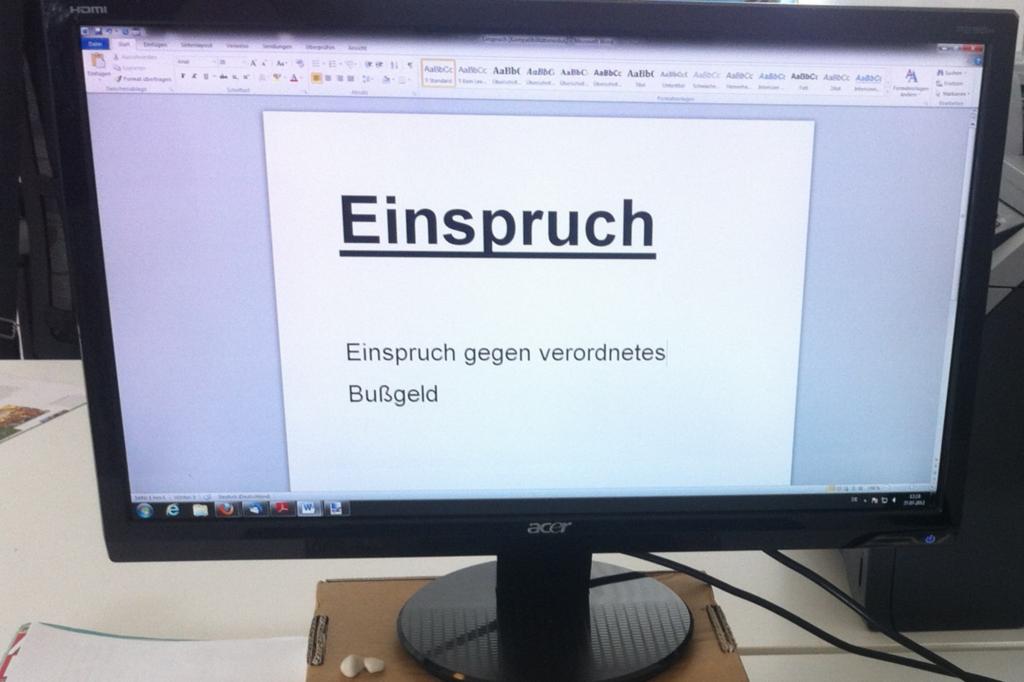 Verkehrsrecht - Einspruch per E-Mail nicht rechtskräftig