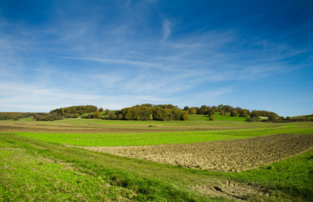 Vorsicht vor Erntefahrzeugen