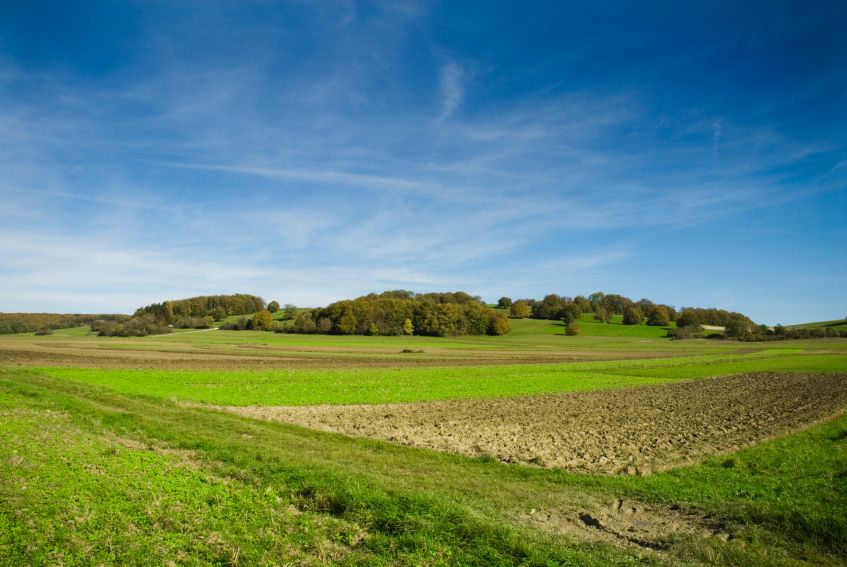 Vorsicht vor Erntefahrzeugen