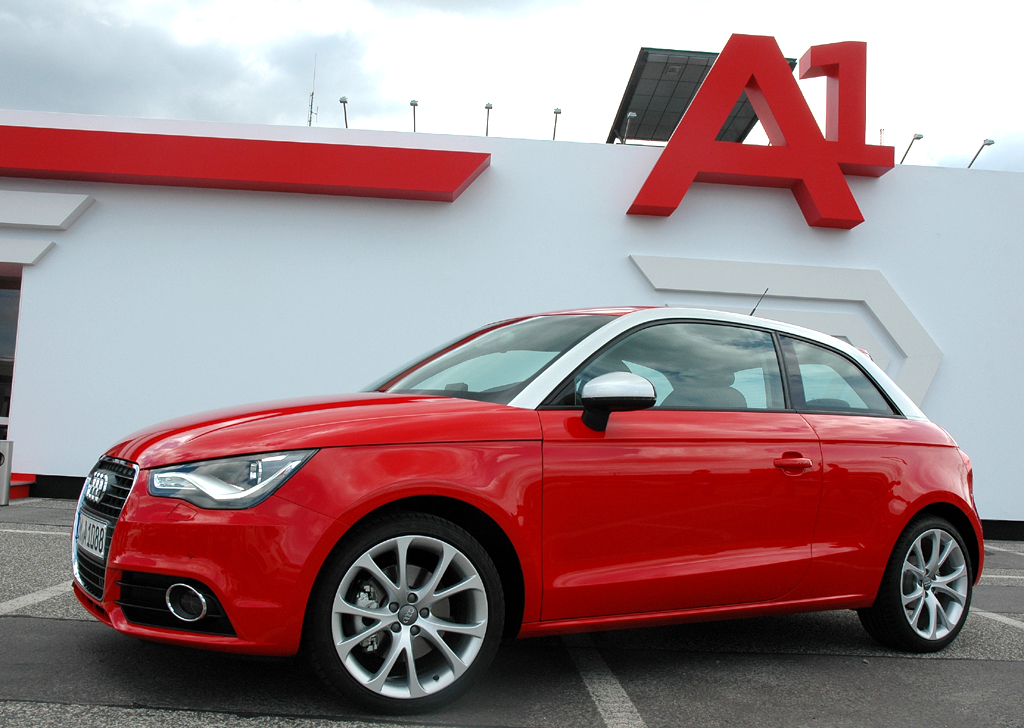 ... der Audi A1 als Premiumvertreter unterwegs ist. 