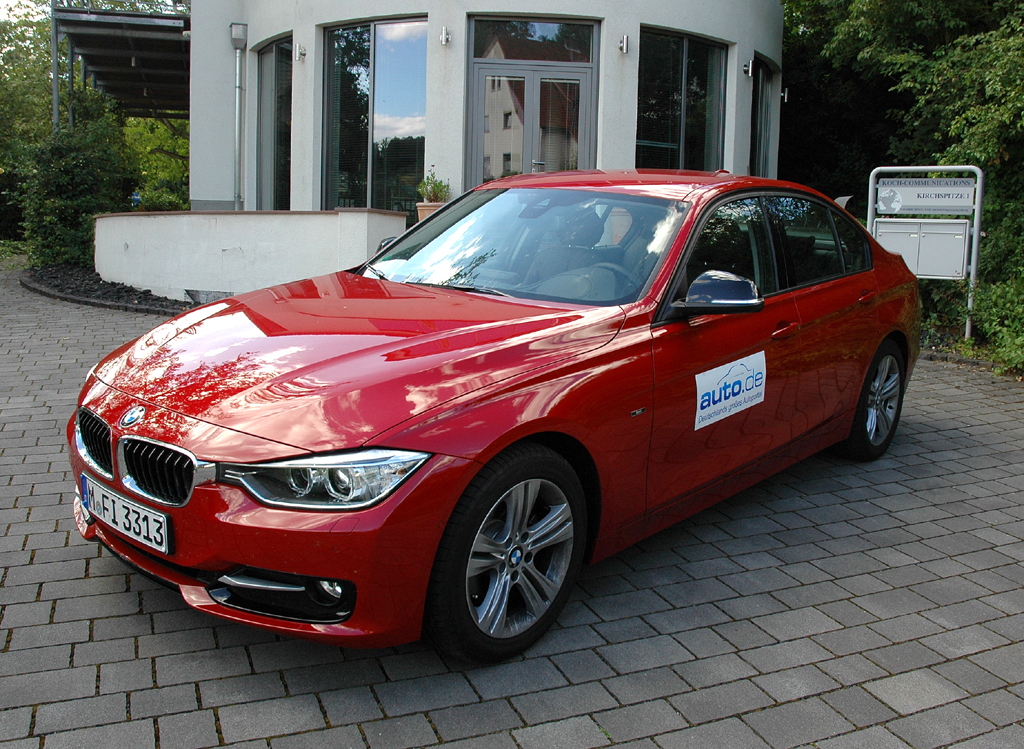 BMW 3er, hier als Limousine 320d Sport mit 135/184 kW/PS. Foto: Koch 