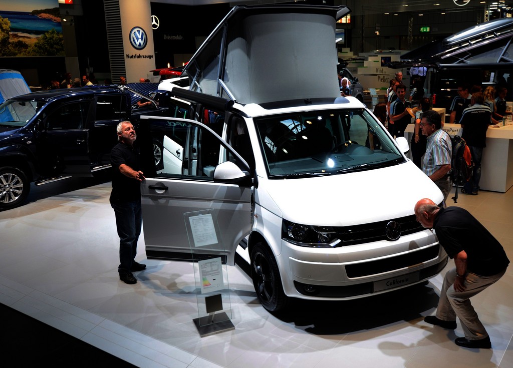 Caravan-Salon 2012: Bei Volkswagen hat der California 