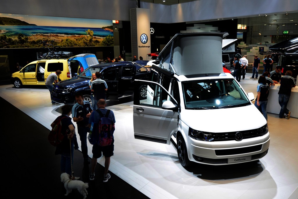 Caravan-Salon 2012: Bei Volkswagen hat der California 