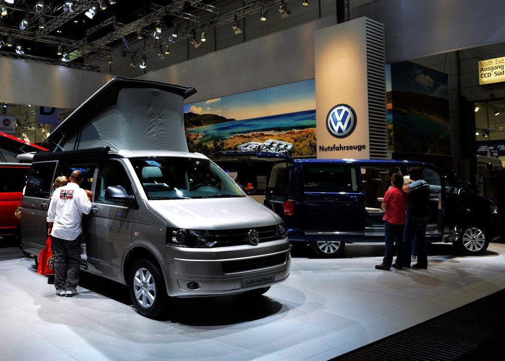 Caravan-Salon 2012: Bei Volkswagen hat der California 
