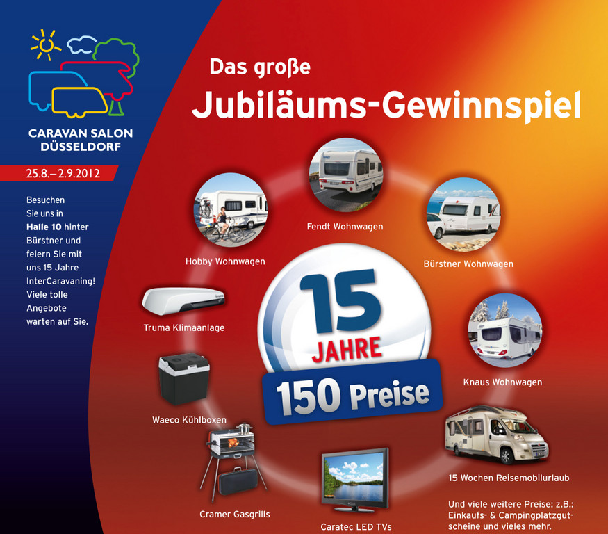 Caravan-Salon 2012: Intercaravaning feiert Geburtstag