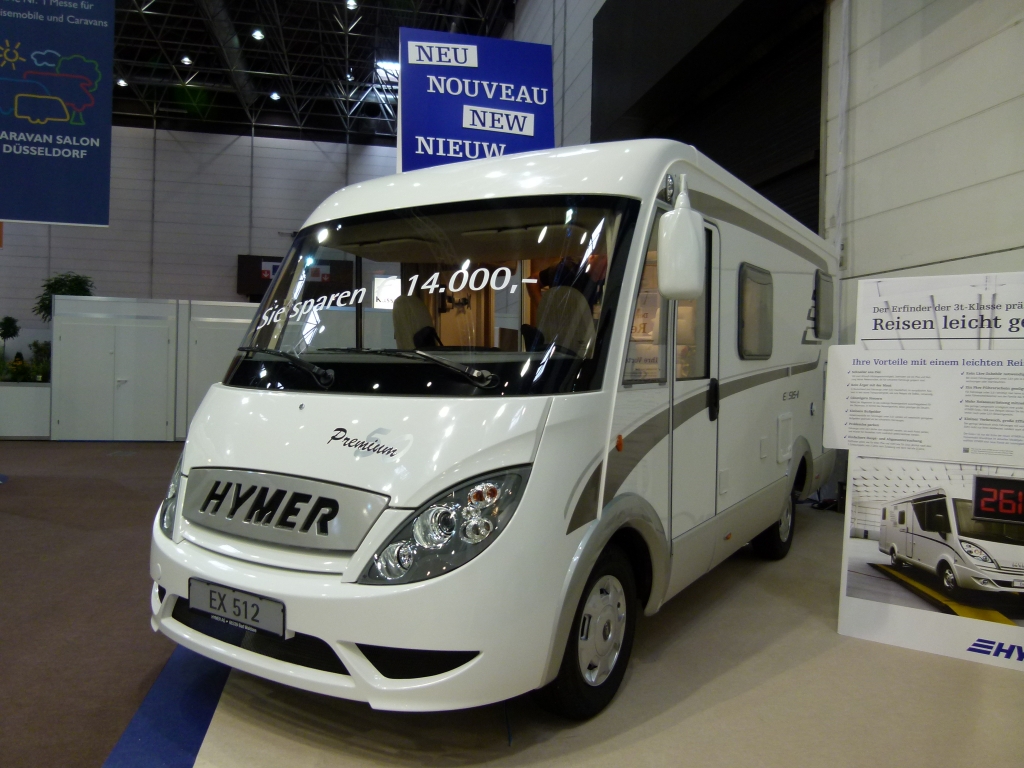 Caravan-Salon 2012: Reisemobile vom Einstiegscamper bis zum Luxusheim
