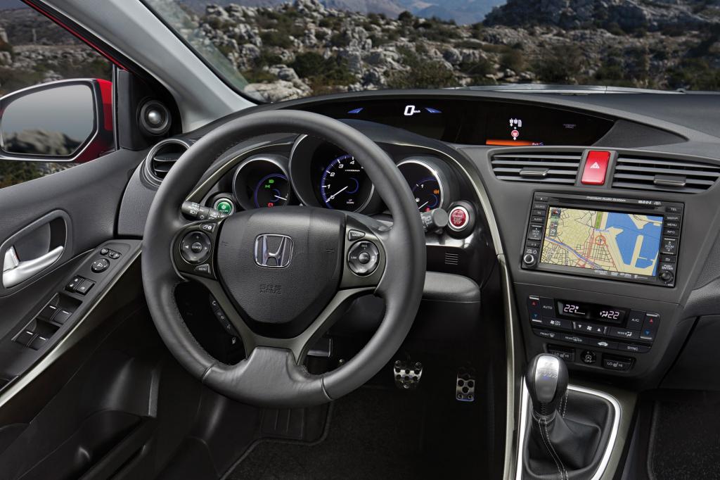 Das Cockpit ist ungewöhnlich gestylt