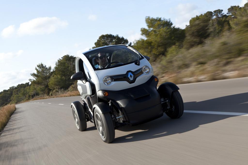 Der RenaultTwizy hingegen ist schon auf dem Markt