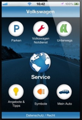 Die neue Volkswagen Service App