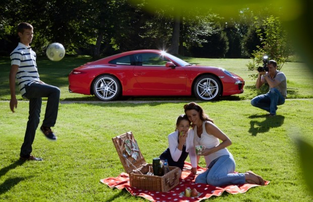 Ein Porsche 911 kann auch auf Familie