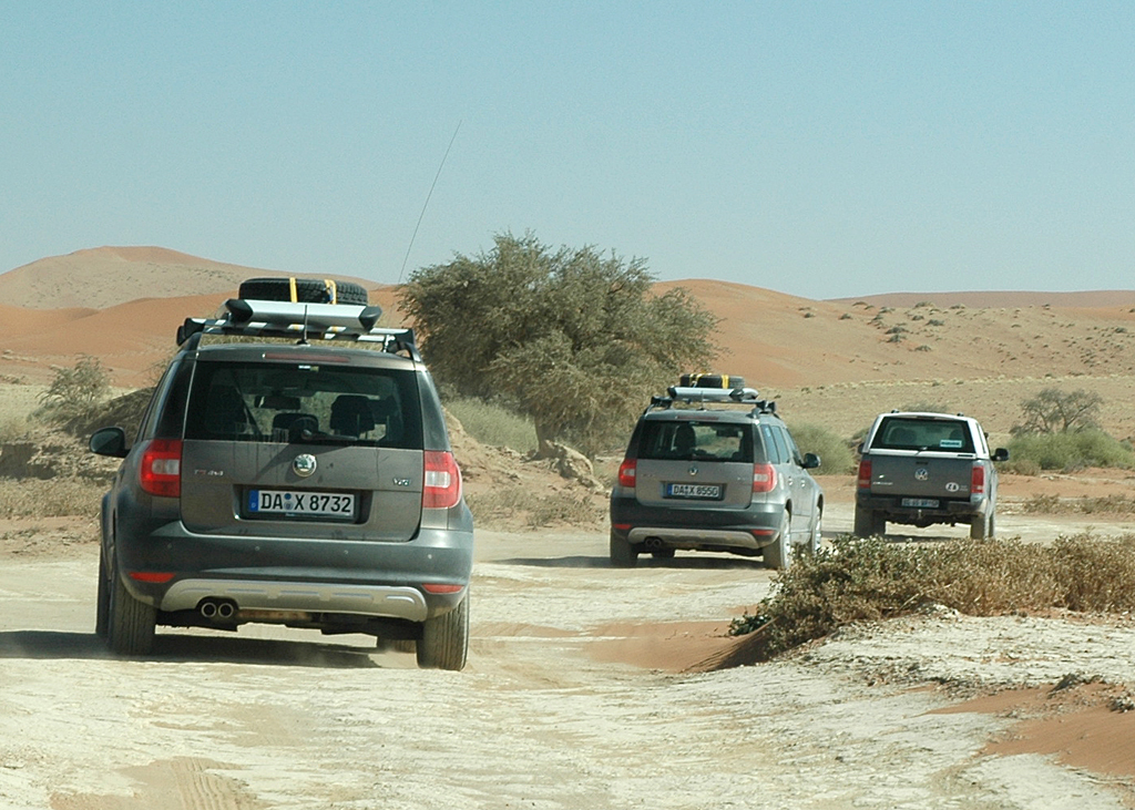 Ein Yeti in Afrika (II): Das Land der Dünen - mit Skodas Kompakt-SUV durch Namibia
