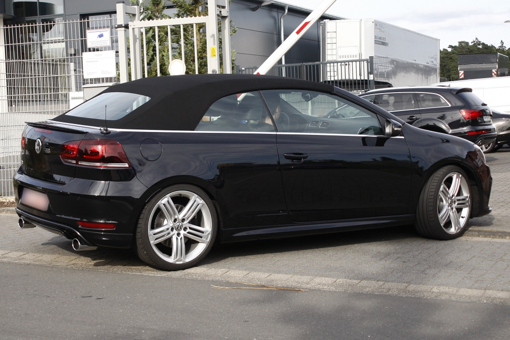 Erwischt: VW Golf R Cabrio – Der offene Flitzer