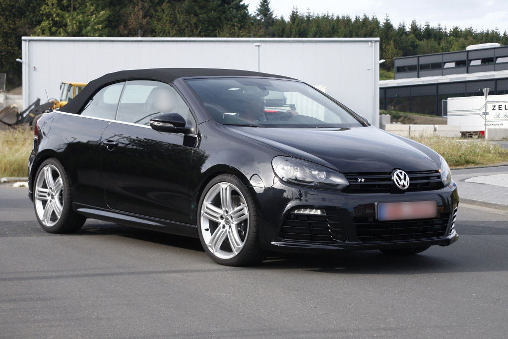 Erwischt: VW Golf R Cabrio – Der offene Flitzer