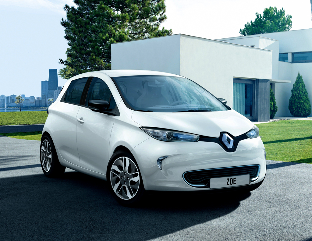 Fünfsitziges Kompaktmodell: Elektro-Renault Zoe. 