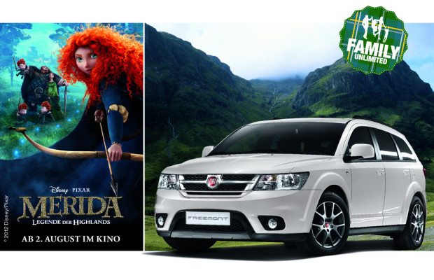 Fiat kooperiert mit Disney zum Kinostart von 