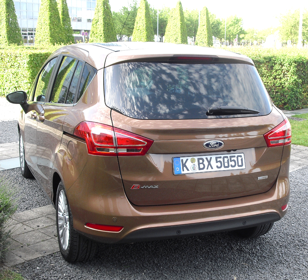 Ford B-Max: Blick auf die Heckpartie. 