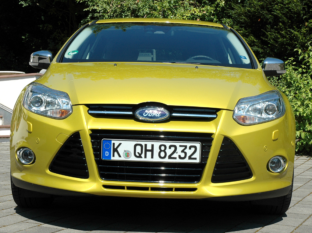 Ford Focus Turnier: Blick auf die Frontpartie. 