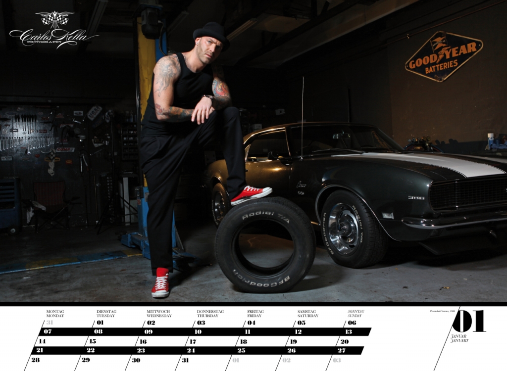 GENTS & LEGENDARY US-CARS 2013 - Monatskalender
