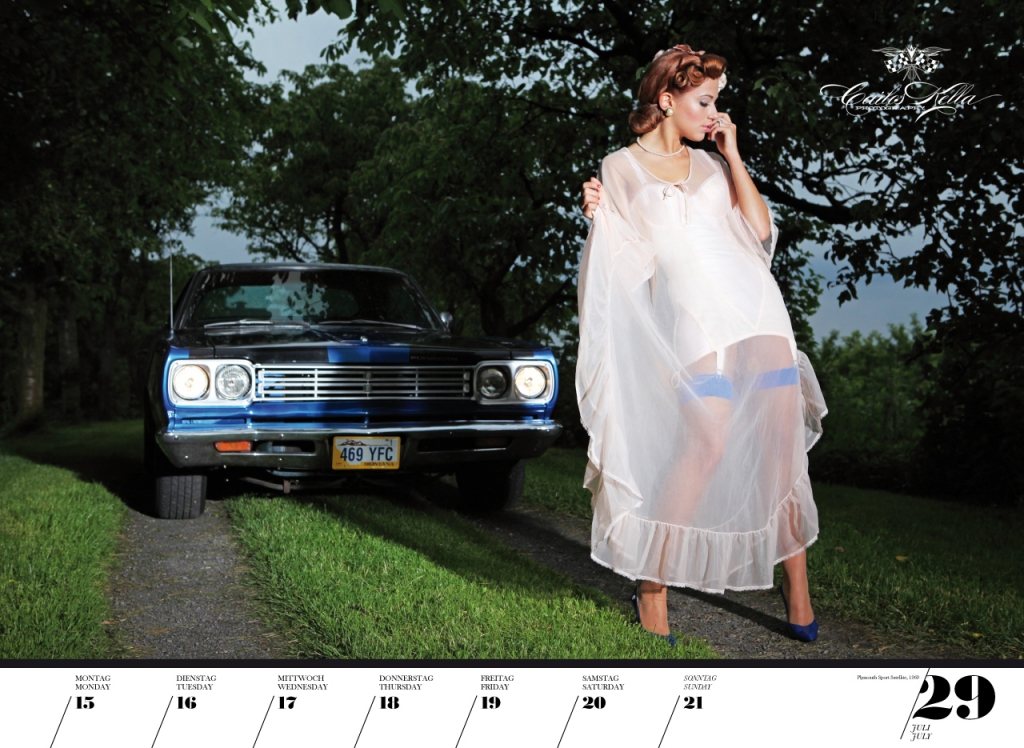 GIRLS & LEGENDARY US-CARS 2013 - Wochenkalender