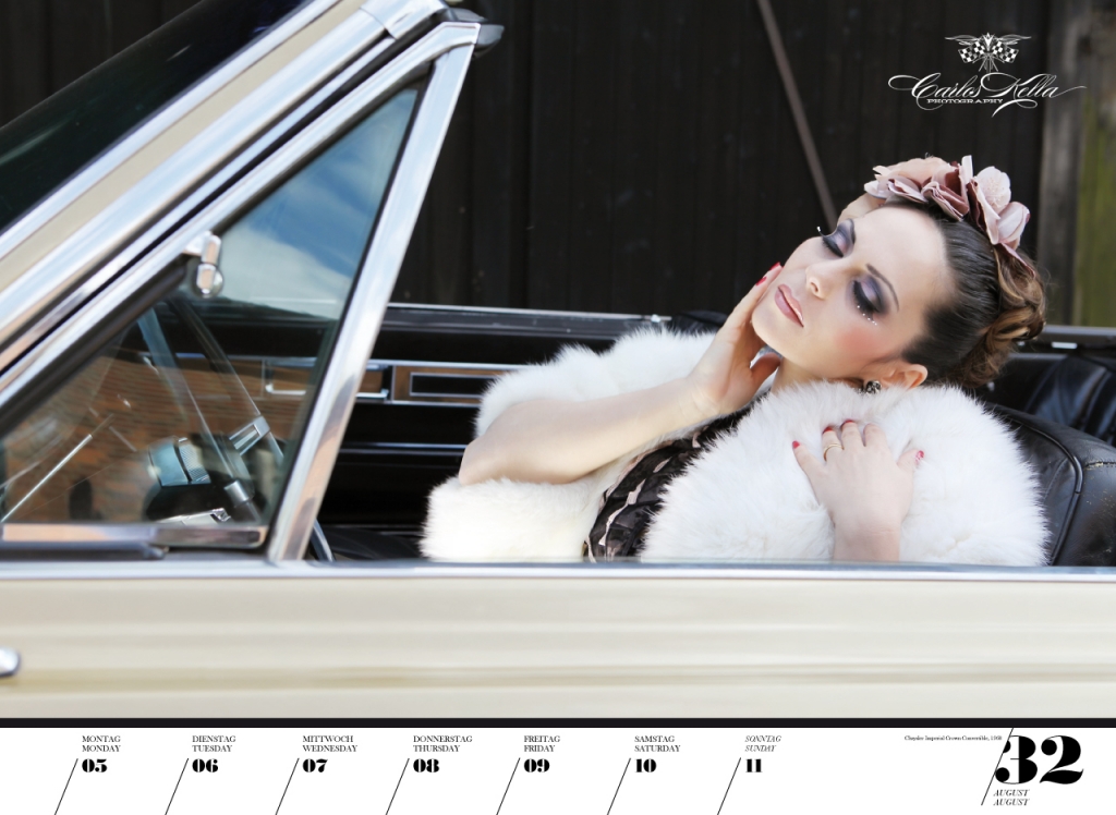 GIRLS & LEGENDARY US-CARS 2013 - Wochenkalender