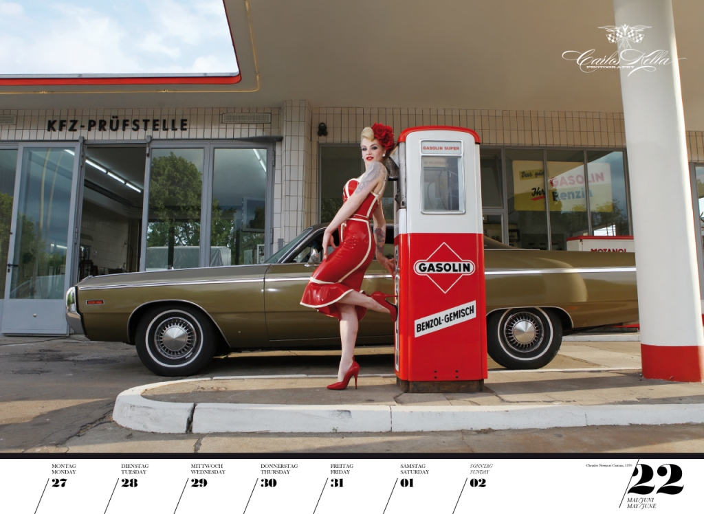 GIRLS & LEGENDARY US-CARS 2013 - Wochenkalender