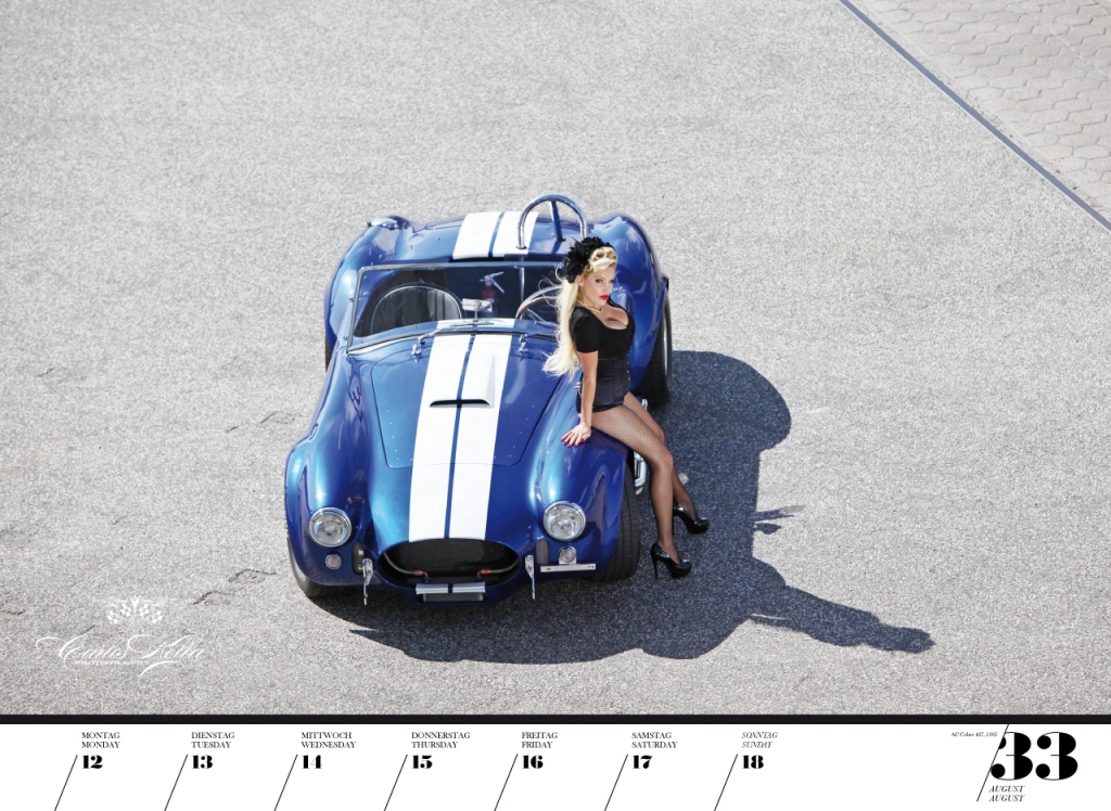 GIRLS & LEGENDARY US-CARS 2013 - Wochenkalender