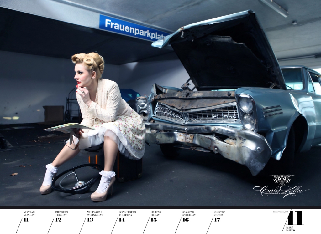 GIRLS & LEGENDARY US-CARS 2013 - Wochenkalender
