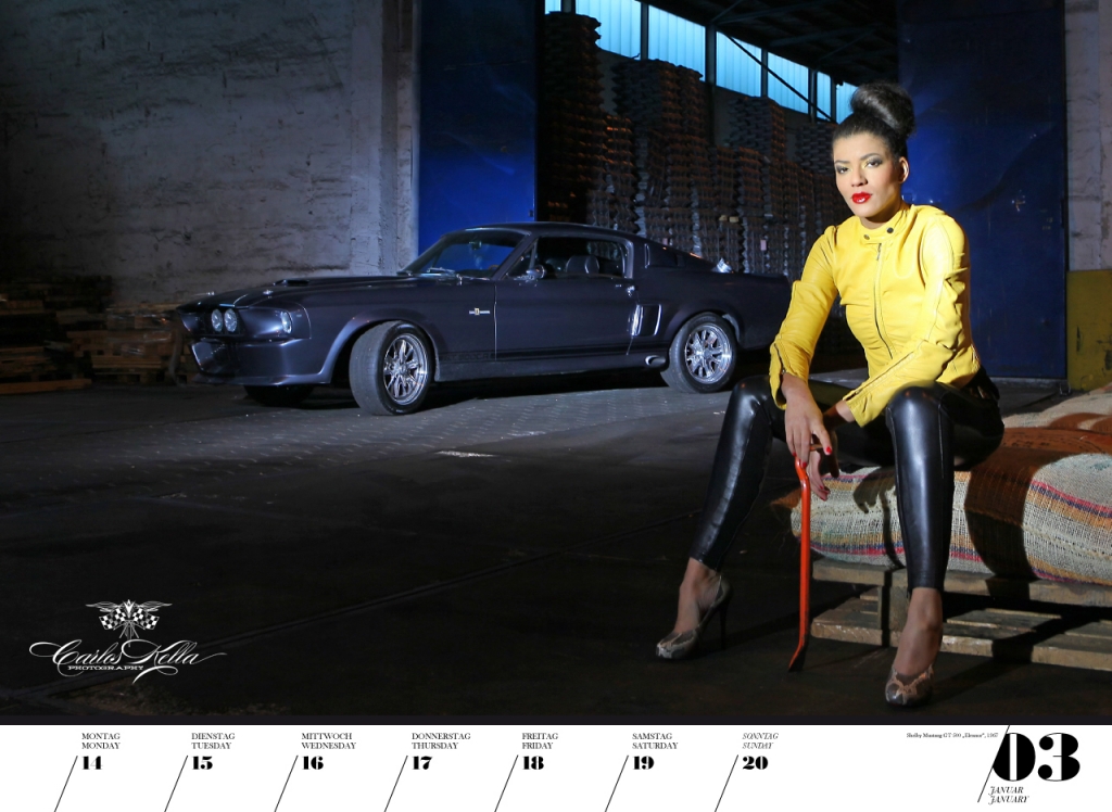 GIRLS & LEGENDARY US-CARS 2013 - Wochenkalender