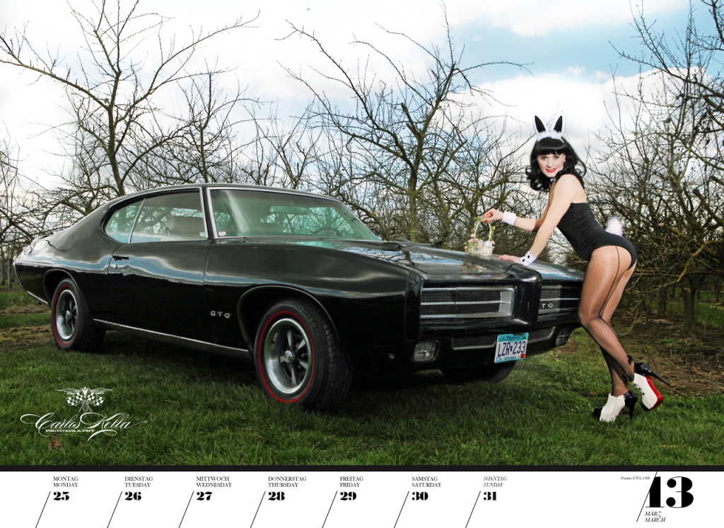 GIRLS & LEGENDARY US-CARS 2013 - Wochenkalender