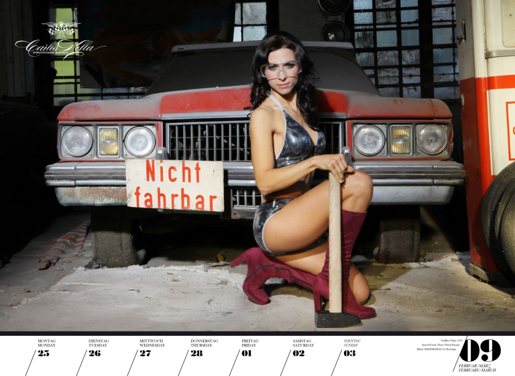 GIRLS & LEGENDARY US-CARS 2013 - Wochenkalender