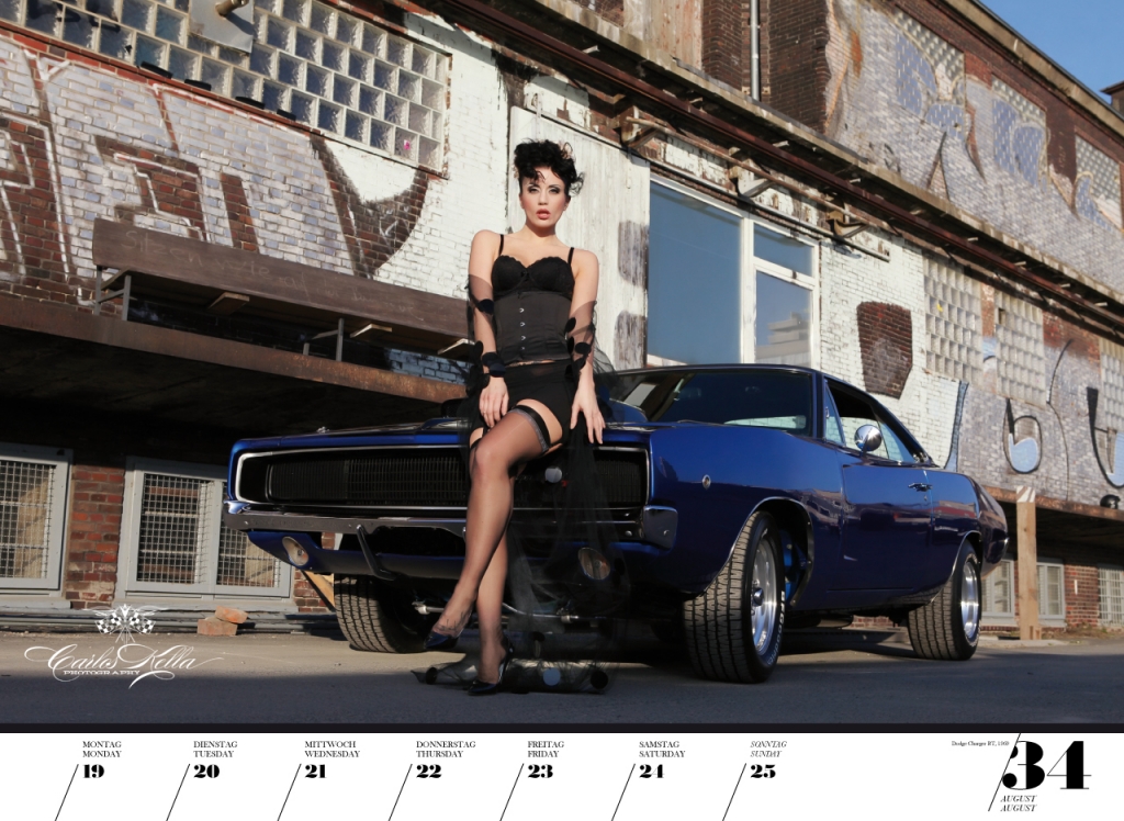 GIRLS & LEGENDARY US-CARS 2013 - Wochenkalender