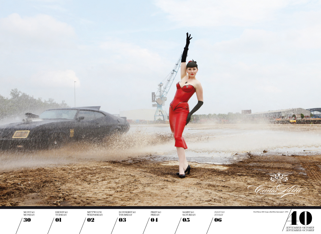 GIRLS & LEGENDARY US-CARS 2013 - Wochenkalender