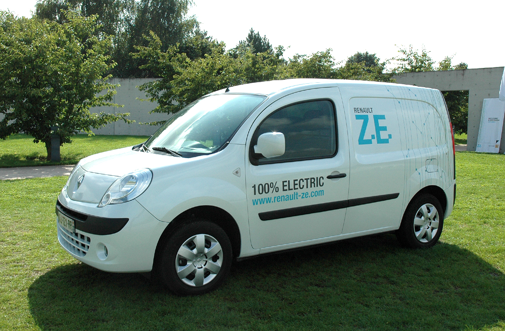Hat den Anfang gemacht: Elektro-Stadtlieferwagen Renault Kangoo ZE. 