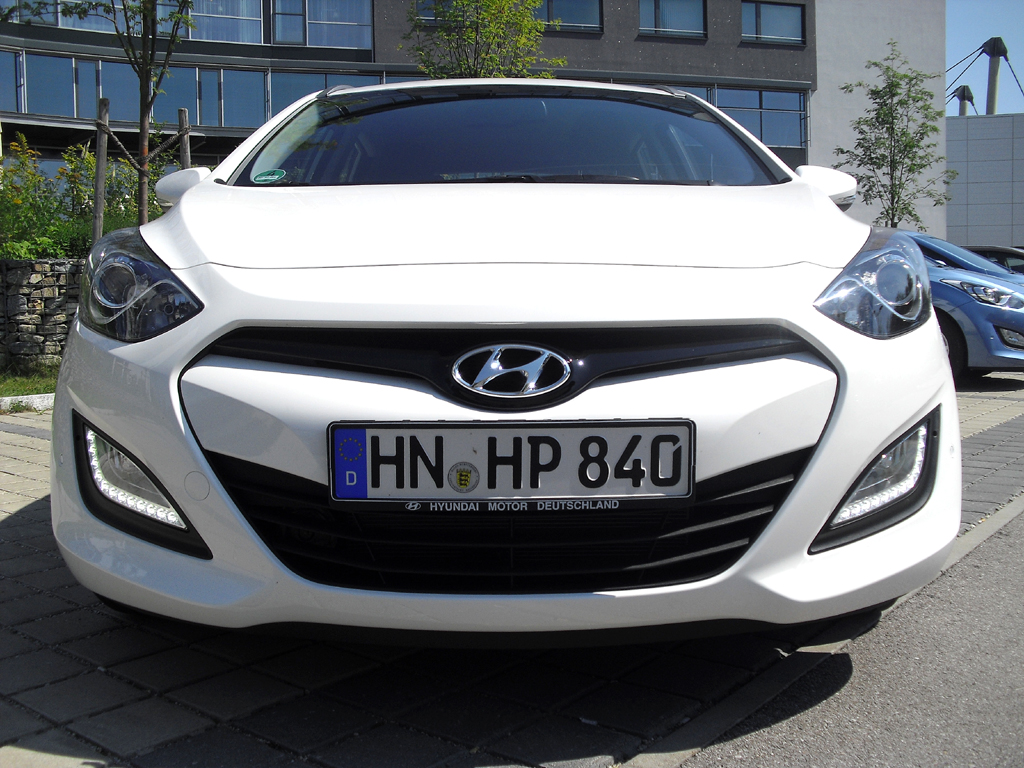 Hyundai i30cw: Blick auf die Frontpartie.