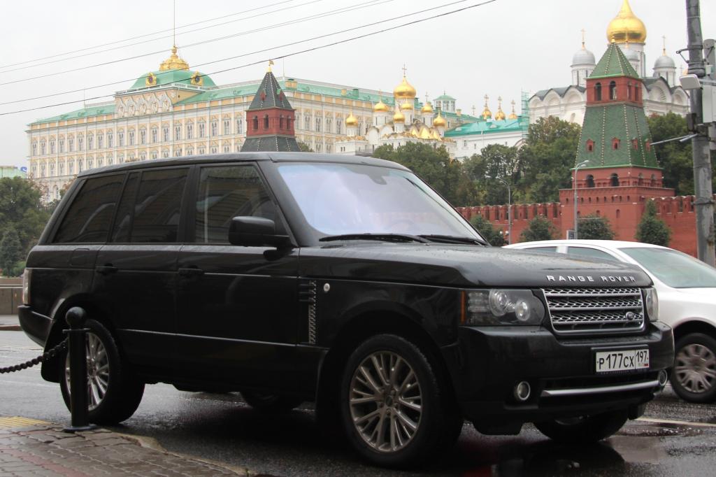 In Moskau ist die Luxusauto-Quote ungewöhnlich hoch