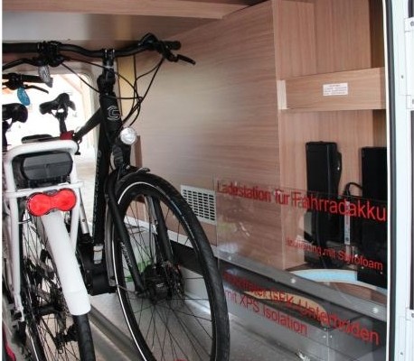 Knaus Wohnmobile radfreundlich - Volle Ladung während der Fahrt