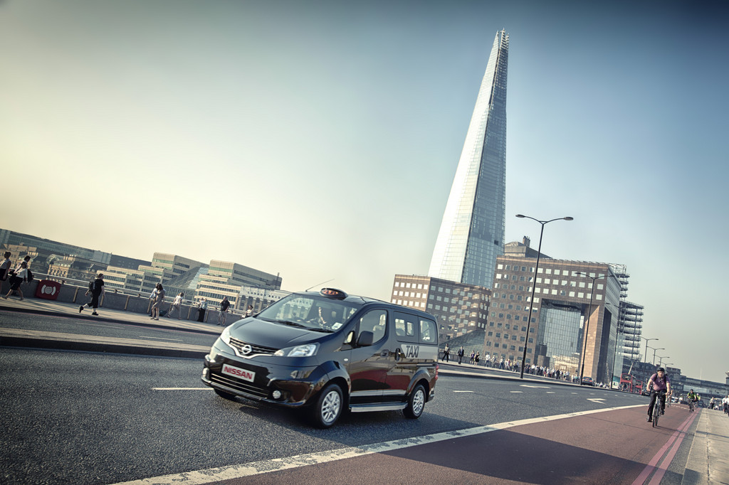 Nissan entwickelt Taxiversion des NV200 für britische Hauptstadt