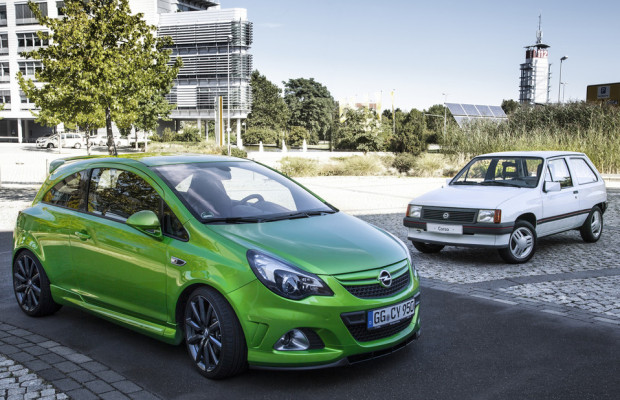 Opel Corsa feiert 30. Geburtstag