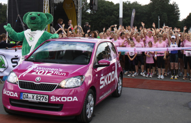 Skoda Citigo weist Weg beim Women`s Run in Köln
